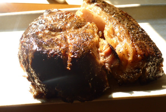国産和牛すね肉のステーキ　STEP５－１
