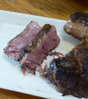 国産和牛すね肉のステーキ　STEP５－１