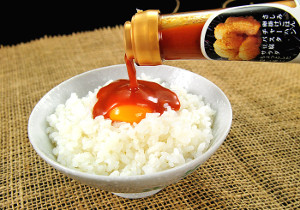 雲丹醤油(うに醤油)で卵かけごはん