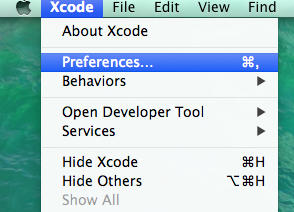 preference｜xcode