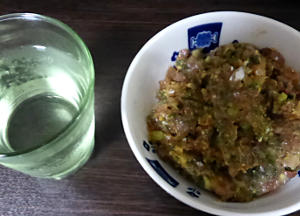 鯵(アジ)のなめろう|激安おつまみ