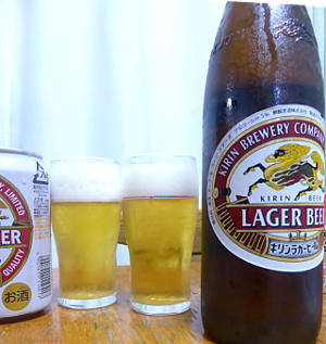 市販ビール（キリンラガー）のホップ増強｜ノーマルキリンラガーと比較