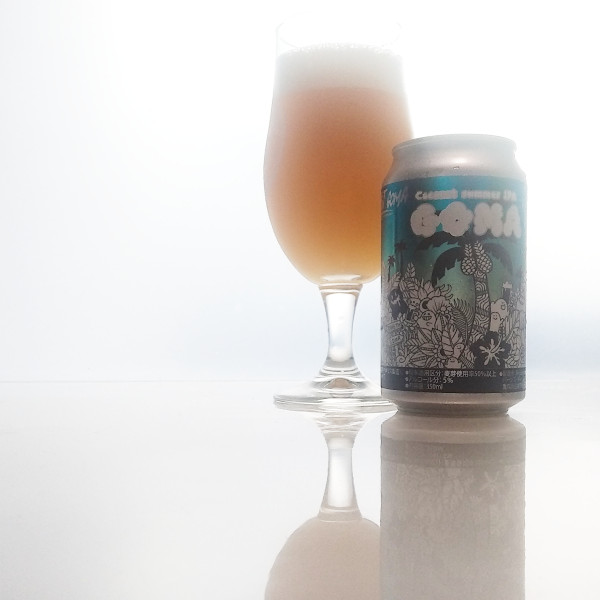 GOMA - ココナッツ・サマー・IPA（GOMA - Coconut Summer IPA ）｜ビー・イージー・ブルーイング（Be Easy Brewing）｜青森県｜STYLE:Hazy IPA｜ABV:5.0%