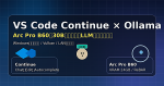Arc Pro B60で30B級ローカルLLMを開発支援に使う：Ollama＋VS Code Continue運用メモ