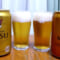 エビスと エビスマイスター匠の逸品の飲み比べ